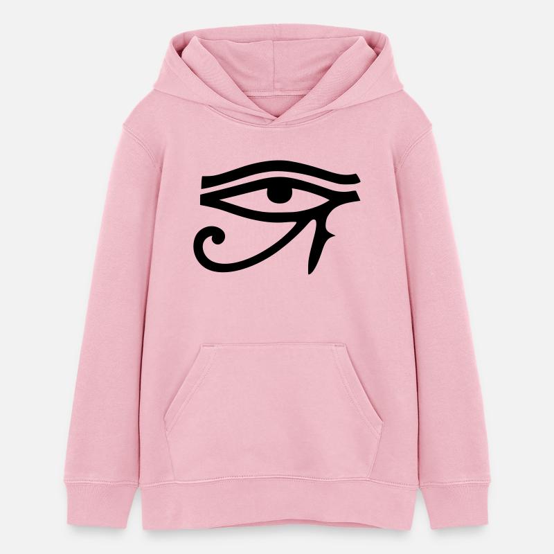 oeil d'Horus - Sweat à capuche ado bio Stanley/Stella - rose pâle
