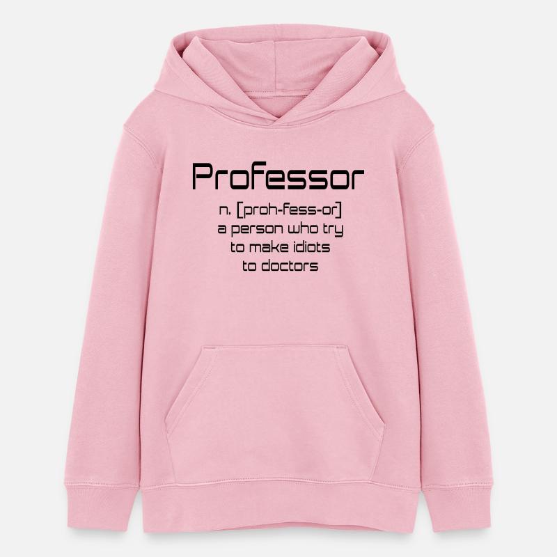 professeur - Sweat à capuche ado bio Stanley/Stella - rose pâle