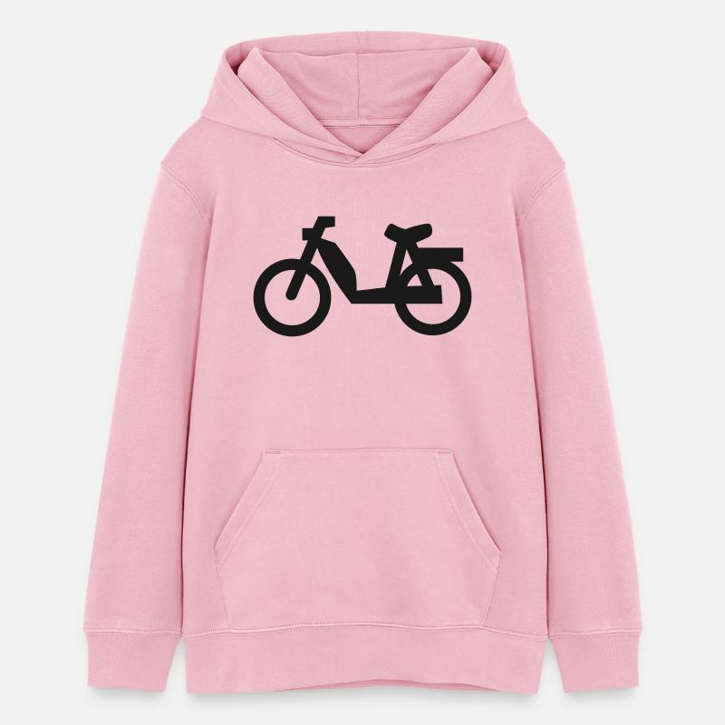 meule - Sweat à capuche ado bio Stanley/Stella - rose pâle