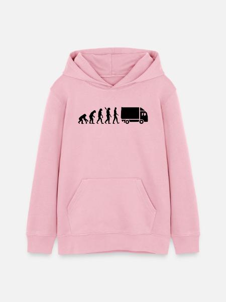 LKW - Teenager Organic Hoodie Mini Cruiser von Stanley/Stella - Hellrosa