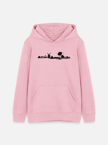 Landschaft - Spreewald - Teenager Organic Hoodie Mini Cruiser von Stanley/Stella - Hellrosa