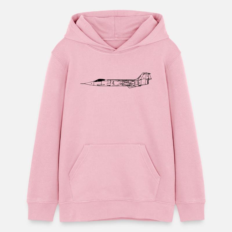 f104_vec_1 en - Teens Organic Hoodie by Stanley/Stella - cotton pink