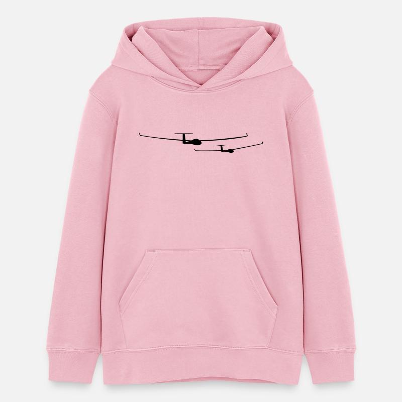 tiefflug_1 - Sweat à capuche ado bio Stanley/Stella - rose pâle