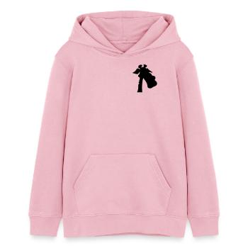 Giraffe Silhouette - Teenager Organic Hoodie Mini Cruiser von Stanley/Stella - Hellrosa - Vorne - AI Model Teenager Female dark (150cm)
