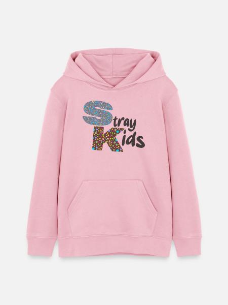 Streunende kinder text - Teenager Organic Hoodie Mini Cruiser von Stanley/Stella - Hellrosa