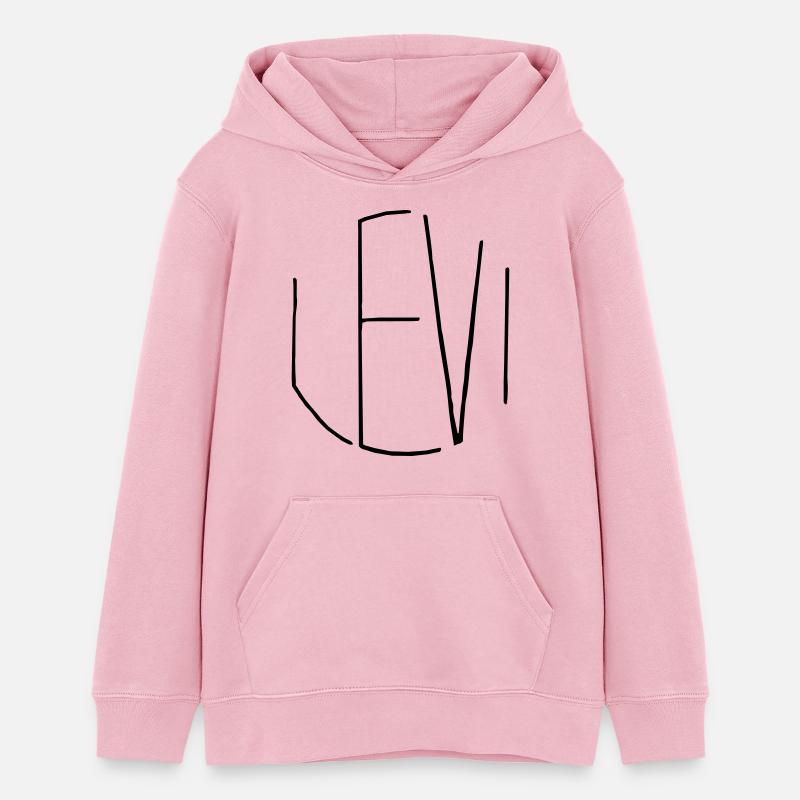 Lévi - Sweat à capuche ado bio Stanley/Stella - rose pâle