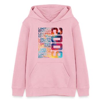 LIMITED EDITION 2009 17 JAHRE 17. GEBURTSTAG - Teenager Organic Hoodie Mini Cruiser von Stanley/Stella - Hellrosa - Vorne - AI Model Teenager Female dark (150cm)