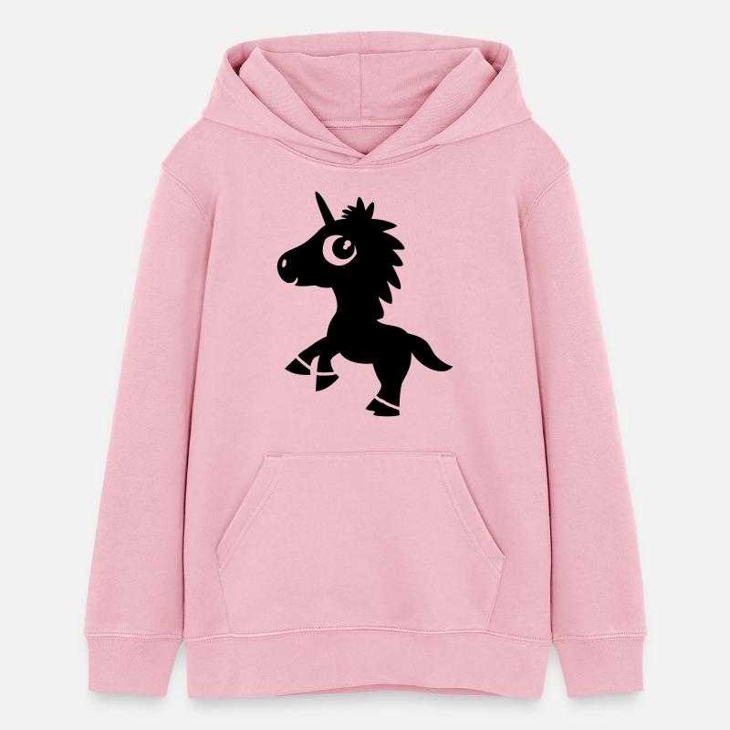 Einhorn - Sweat à capuche ado bio Stanley/Stella - rose pâle