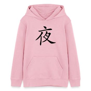 Nacht - Teenager Organic Hoodie Mini Cruiser von Stanley/Stella - Hellrosa - Vorne - AI Model Teenager Female dark (150cm)