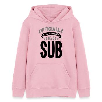 sub offiziell die coolste Kopie der Welt - Teenager Organic Hoodie Mini Cruiser von Stanley/Stella - Hellrosa - Vorne - AI Model Teenager Female dark (150cm)