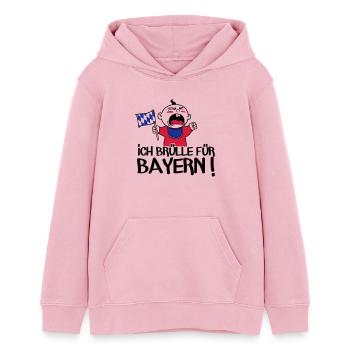 Ich brülle für Bayern! - Teenager Organic Hoodie Mini Cruiser von Stanley/Stella - Hellrosa - Vorne - AI Model Teenager Female dark (150cm)