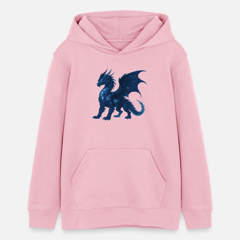 Dragon - Sweat à capuche ado bio Stanley/Stella - rose pâle