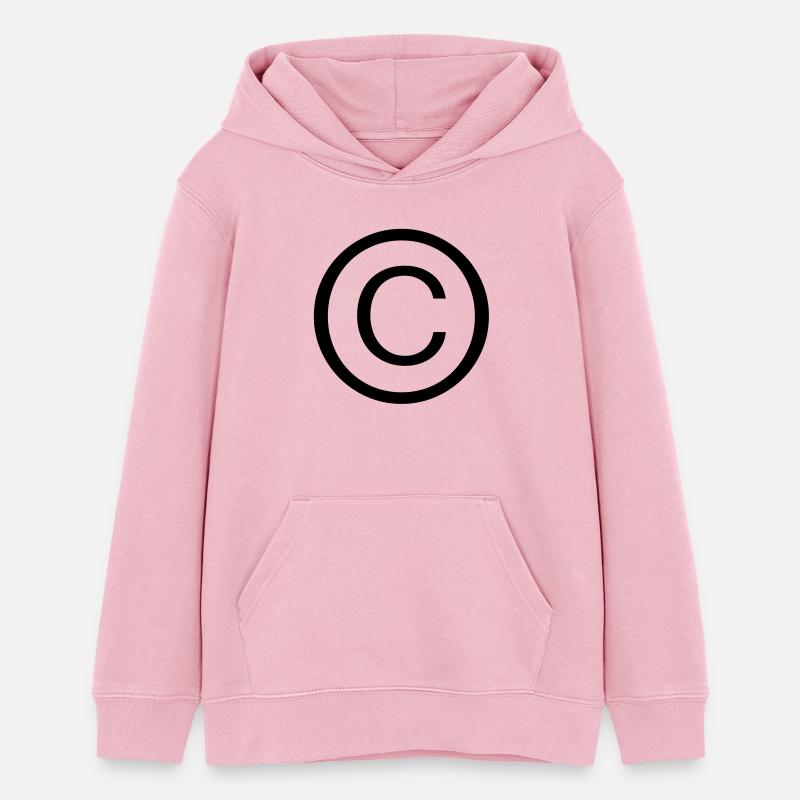 Copyright - Sweat à capuche ado bio Stanley/Stella - rose pâle