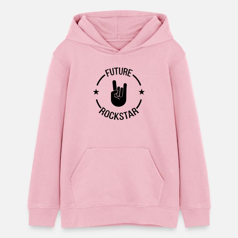 Future - Sweat à capuche ado bio Stanley/Stella - rose pâle