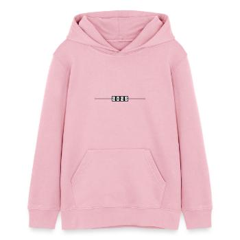 2025 Linie - Teenager Organic Hoodie Mini Cruiser von Stanley/Stella - Hellrosa - Vorne - AI Model Teenager Female dark (150cm)