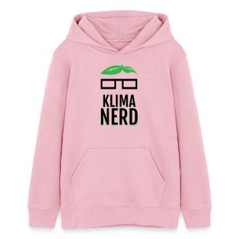 Klima Nerd Funny Plant Lover Green Nature Graphic - Teenager Organic Hoodie Mini Cruiser von Stanley/Stella - Hellrosa - Vorne - AI Model Teenager Female dark (150cm)