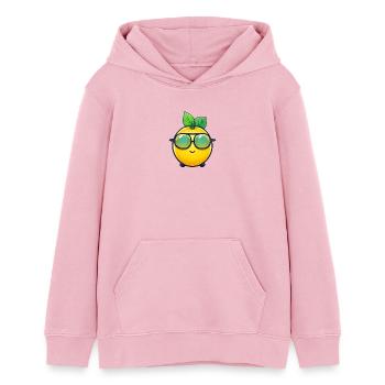 Coole Zitrone - Erfrischende Limonaden-Design - Teenager Organic Hoodie Mini Cruiser von Stanley/Stella - Hellrosa - Vorne - AI Model Teenager Female dark (150cm)