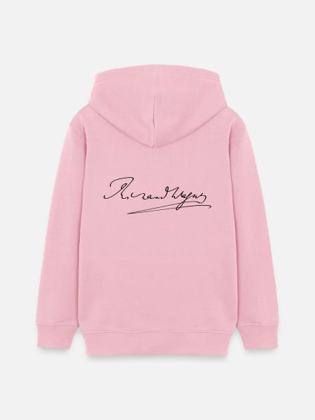 Richard Wagner Unterschrift - Teenager Organic Hoodie Mini Cruiser von Stanley/Stella - Hellrosa