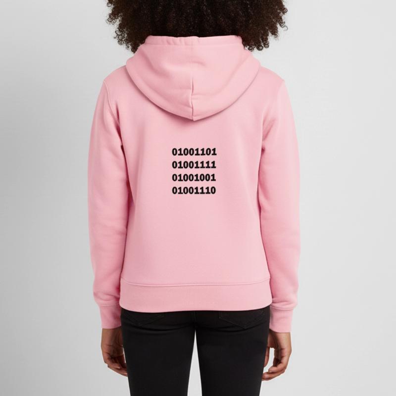 Binary code MOIN Teens Organic Hoodie by Stanley/Stella