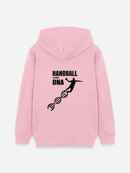 Handball ist meine DNA - Teenager Organic Hoodie Mini Cruiser von Stanley/Stella - Hellrosa