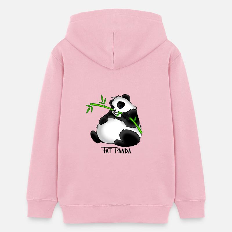 idée cadeau Fat Panda - Sweat à capuche ado bio Stanley/Stella - rose pâle