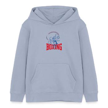 Asterix & Obelix Asterix Boxen Design - Kinder Organic Hoodie Mini Cruiser von Stanley/Stella - Lavendel-Violett - Vorne - AI Model Kid Female (0cm)