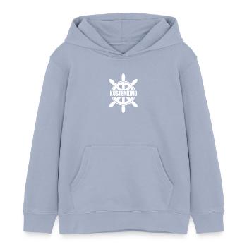 Küstenkind - Kinder Organic Hoodie Mini Cruiser von Stanley/Stella - Lavendel-Violett - Vorne - AI Model Kid Female (0cm)