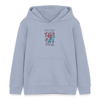 Harry Potter Dunkles Mal & Horkruxe Design - Kinder Organic Hoodie Mini Cruiser von Stanley/Stella - Lavendel-Violett - Vorne - AI Model Kid Female (0cm)
