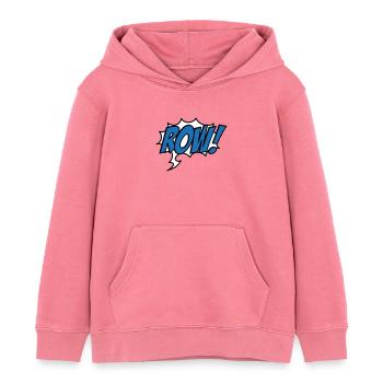 rudern - Kinder Organic Hoodie Mini Cruiser von Stanley/Stella - Pink  - Vorne - AI Model Kid Female (0cm)