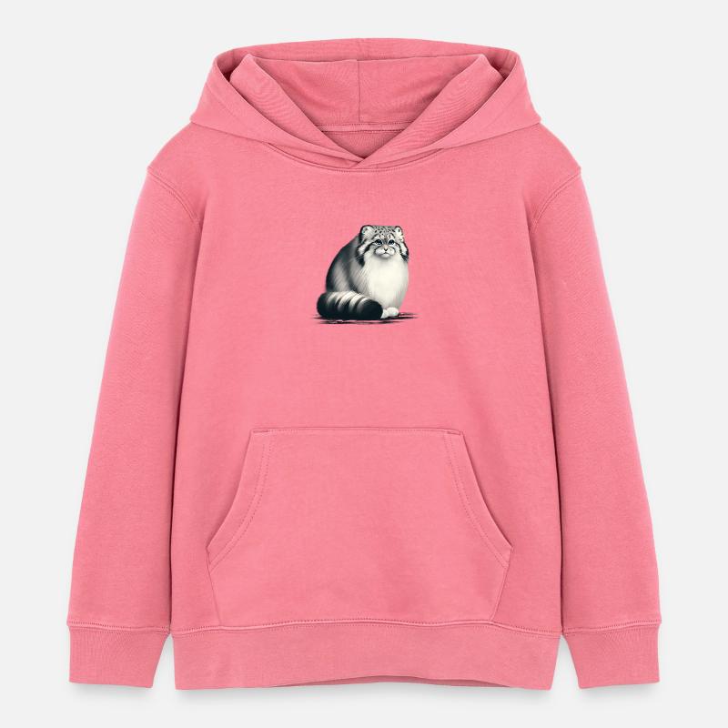 Manul - Sweat à capuche enfant bio Stanley/Stella - rose 
