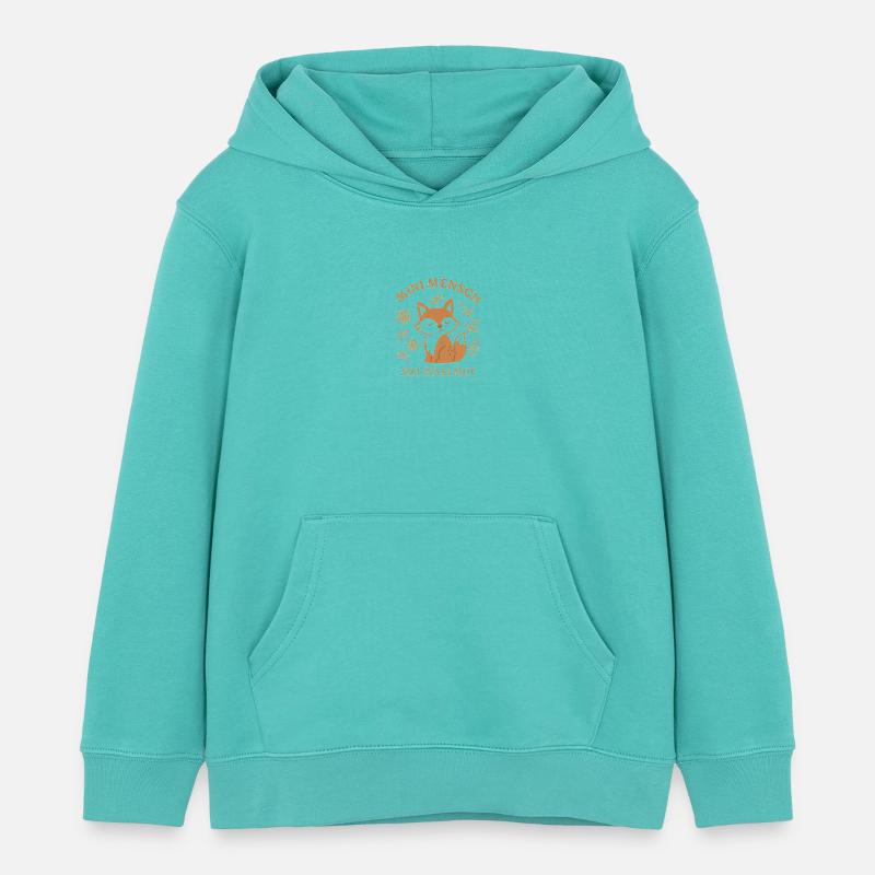Maxi Mut - Kinder Organic Hoodie Mini Cruiser von Stanley/Stella - Poolblau