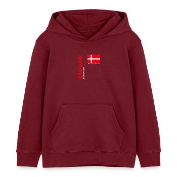 Bornholm - Kinder Organic Hoodie Mini Cruiser von Stanley/Stella - Burgunderrot - Vorne - AI Model Kid Female (0cm)
