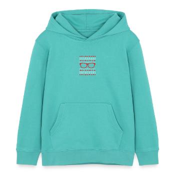 Optik Optiker Augenarzt - Kinder Organic Hoodie Mini Cruiser von Stanley/Stella - Poolblau - Vorne - AI Model Kid Female (0cm)