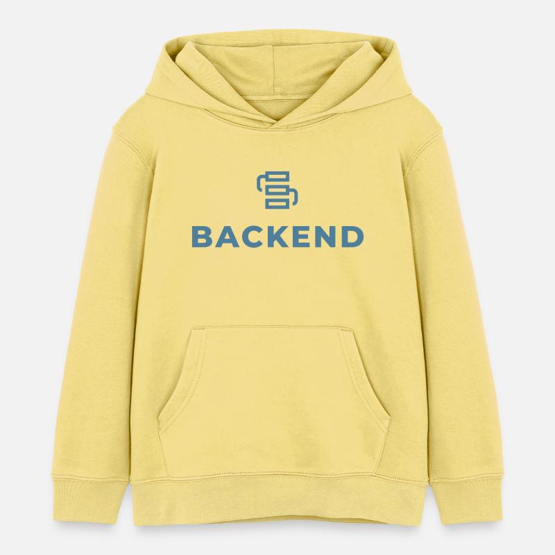 Logo du lien backend - Sweat à capuche enfant bio Stanley/Stella - jaune viva 