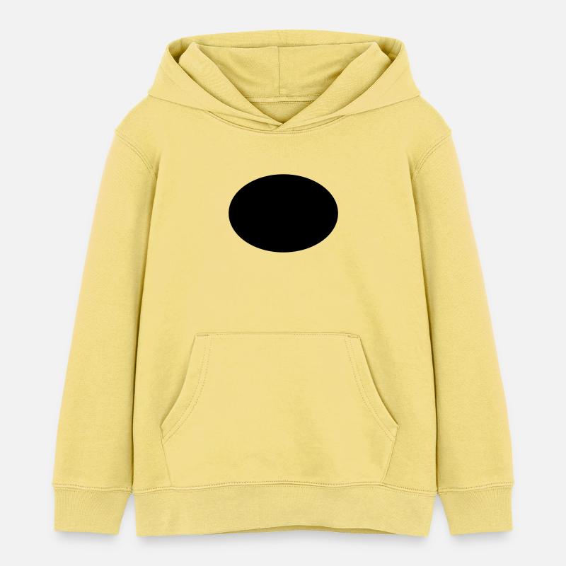 Ellipse oder Oval - Kinder Organic Hoodie Mini Cruiser von Stanley/Stella - Gelb Viva 