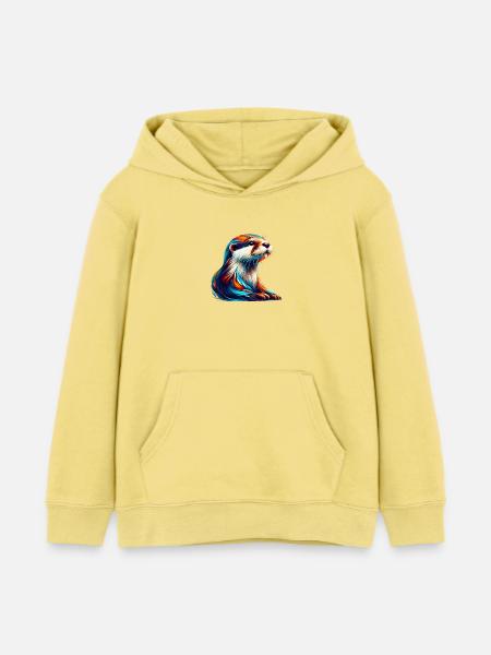 Otter - Kinder Organic Hoodie Mini Cruiser von Stanley/Stella - Gelb Viva