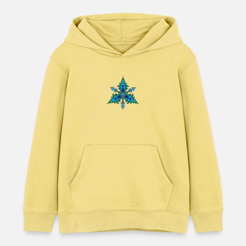 Cristal - Sweat à capuche enfant bio Stanley/Stella - jaune viva 