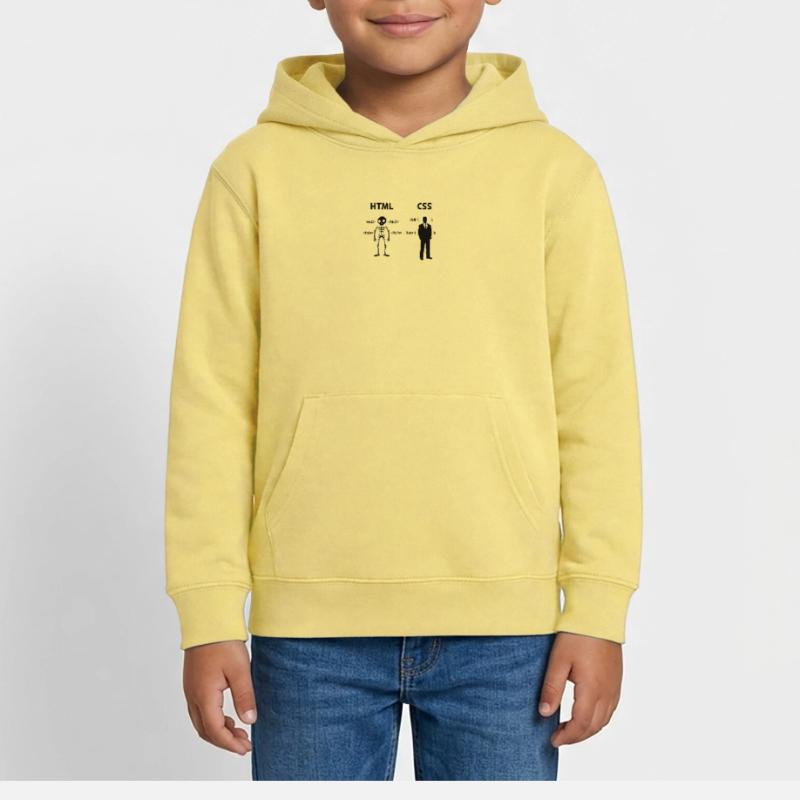 Developer Programmer Coden Css Scripting Code Kids Organic Hoodie by Stanley/Stella