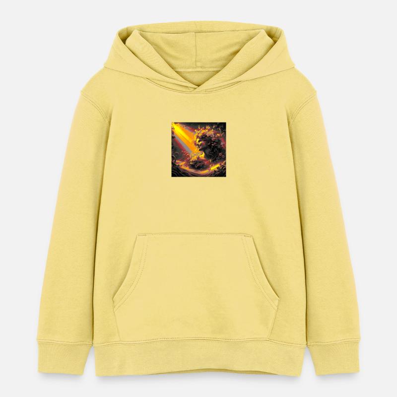 Le Paradis - Sweat à capuche enfant bio Stanley/Stella - jaune viva 