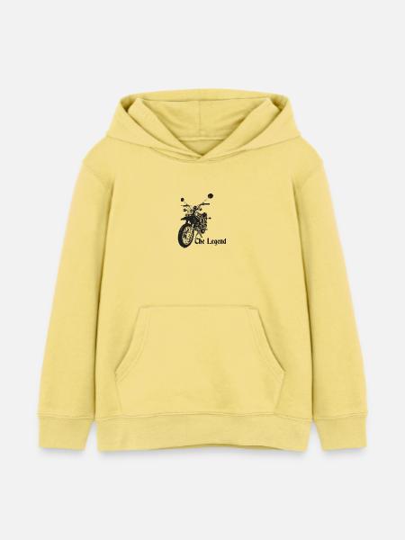 Simson - S51 - Enduro - The Legend - Kinder Organic Hoodie Mini Cruiser von Stanley/Stella - Gelb Viva 