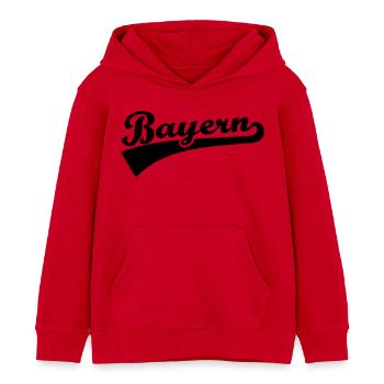 Bayern - Kinder Organic Hoodie Mini Cruiser von Stanley/Stella - Rot - Vorne - AI Model Kid Male (0cm)