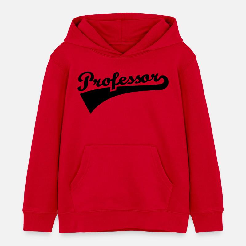 Professor - Sweat à capuche enfant bio Stanley/Stella - rouge
