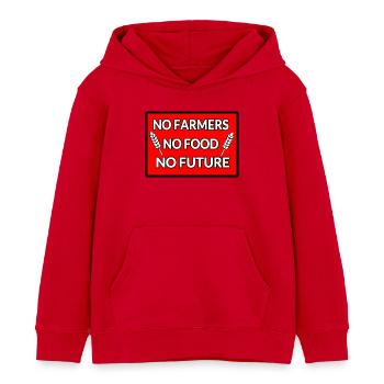 Bauer - Kinder Organic Hoodie Mini Cruiser von Stanley/Stella - Rot - Vorne - AI Model Kid Male (0cm)