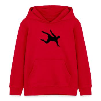 Breakdancer - Sweat à capuche enfant bio Stanley/Stella - rouge - Devant - AI Model Kid Male (0cm)