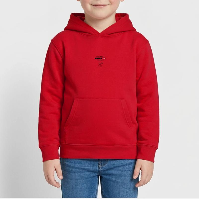Loading Please Wait Kids Organic Hoodie by Stanley/Stella