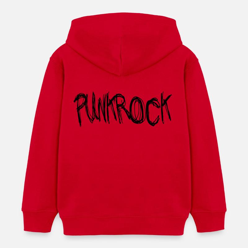punkrock2 - Sweat à capuche enfant bio Stanley/Stella - rouge