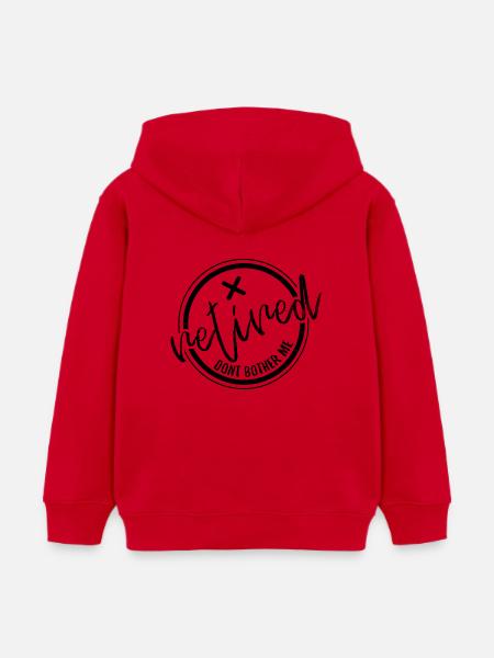 Rente - Kinder Organic Hoodie Mini Cruiser von Stanley/Stella - Rot