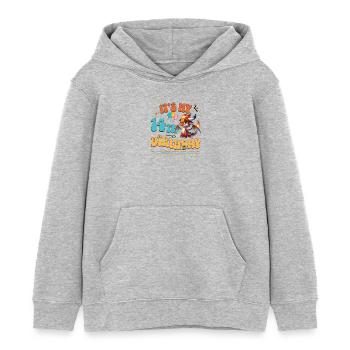 Drache 14. Geburtstag Drachen - Kinder Organic Hoodie Mini Cruiser von Stanley/Stella - Grau meliert - Vorne - AI Model Kid Female (0cm)