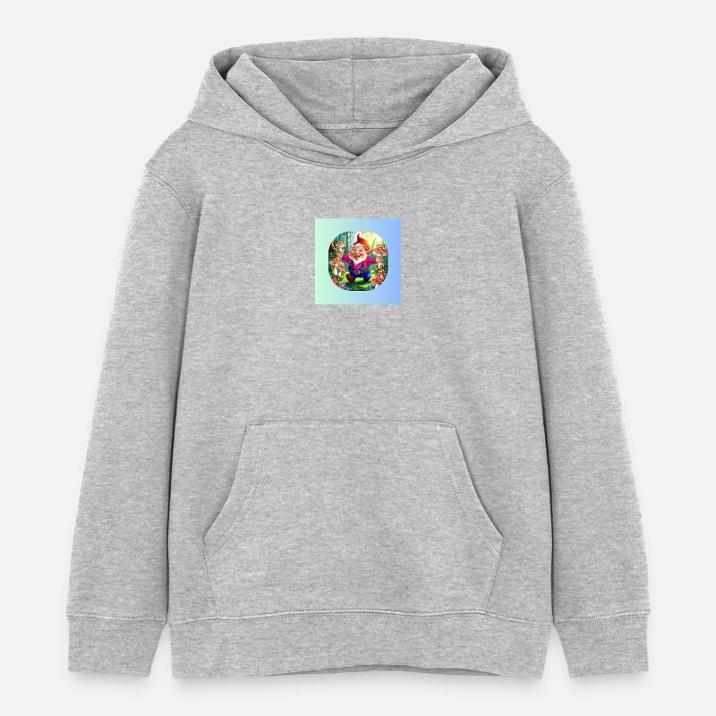 Nain - Sweat à capuche enfant bio Stanley/Stella - gris chiné