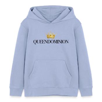 Goldene Krone Auf Schwarz - Kinder Organic Hoodie Mini Cruiser von Stanley/Stella - Sky - Vorne - AI Model Kid Male (0cm)